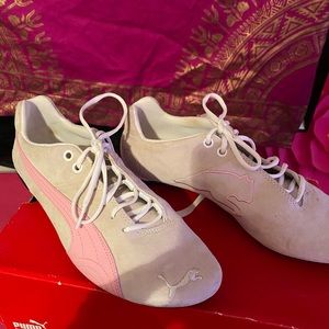 Puma Pink and Beige Women’s Size 8/12